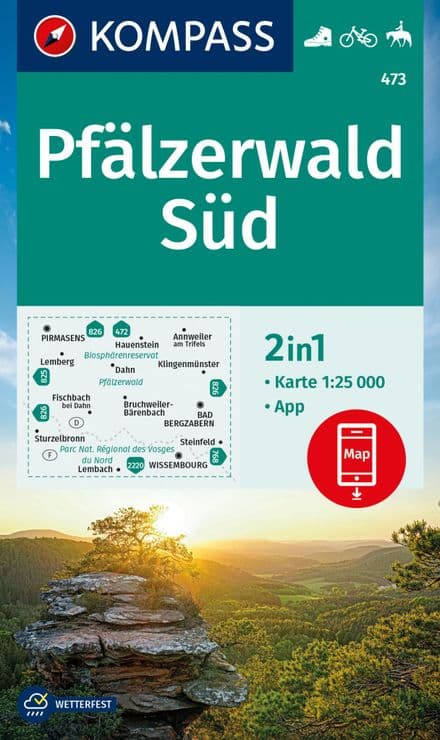 Pfälzerwald Süd - Kompass 473