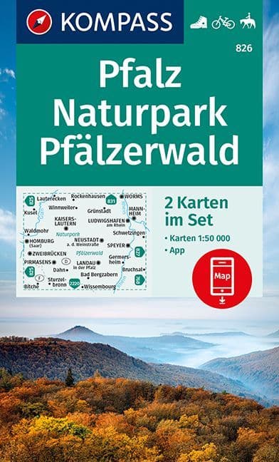 Pfalz / NP Pfalzerwald - Kompass 826