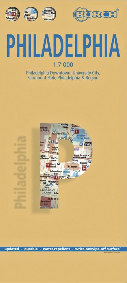 Philadelphia Street Map - Borch