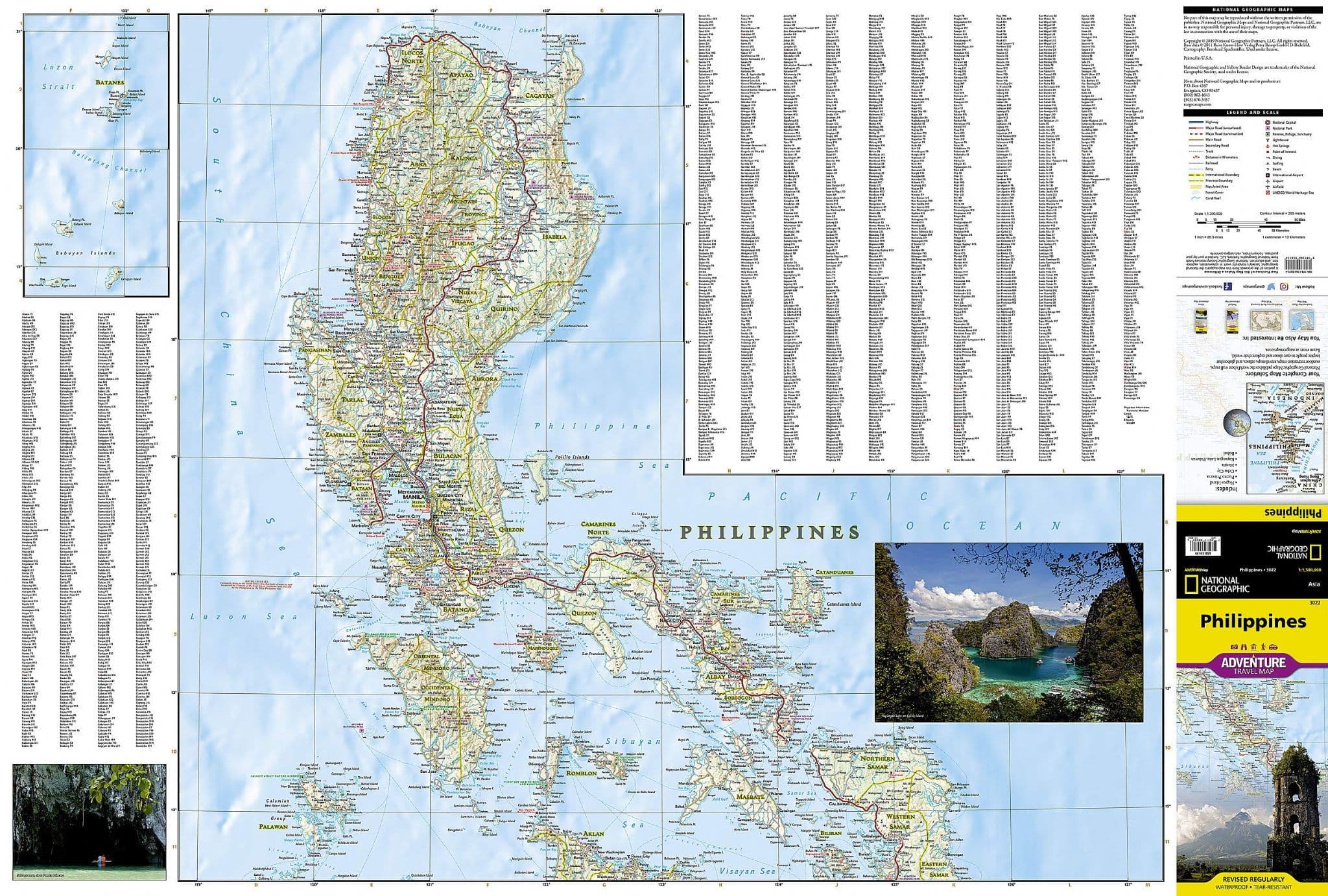 Philippines Adventure Map - National Geographic