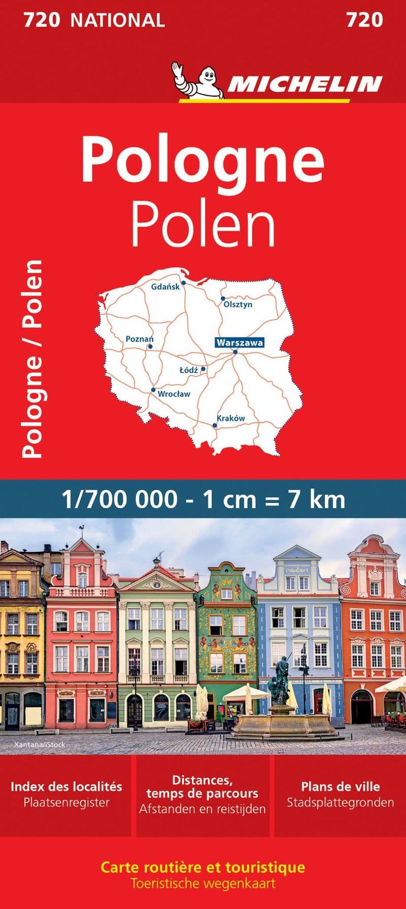 Poland - Michelin National Map 720