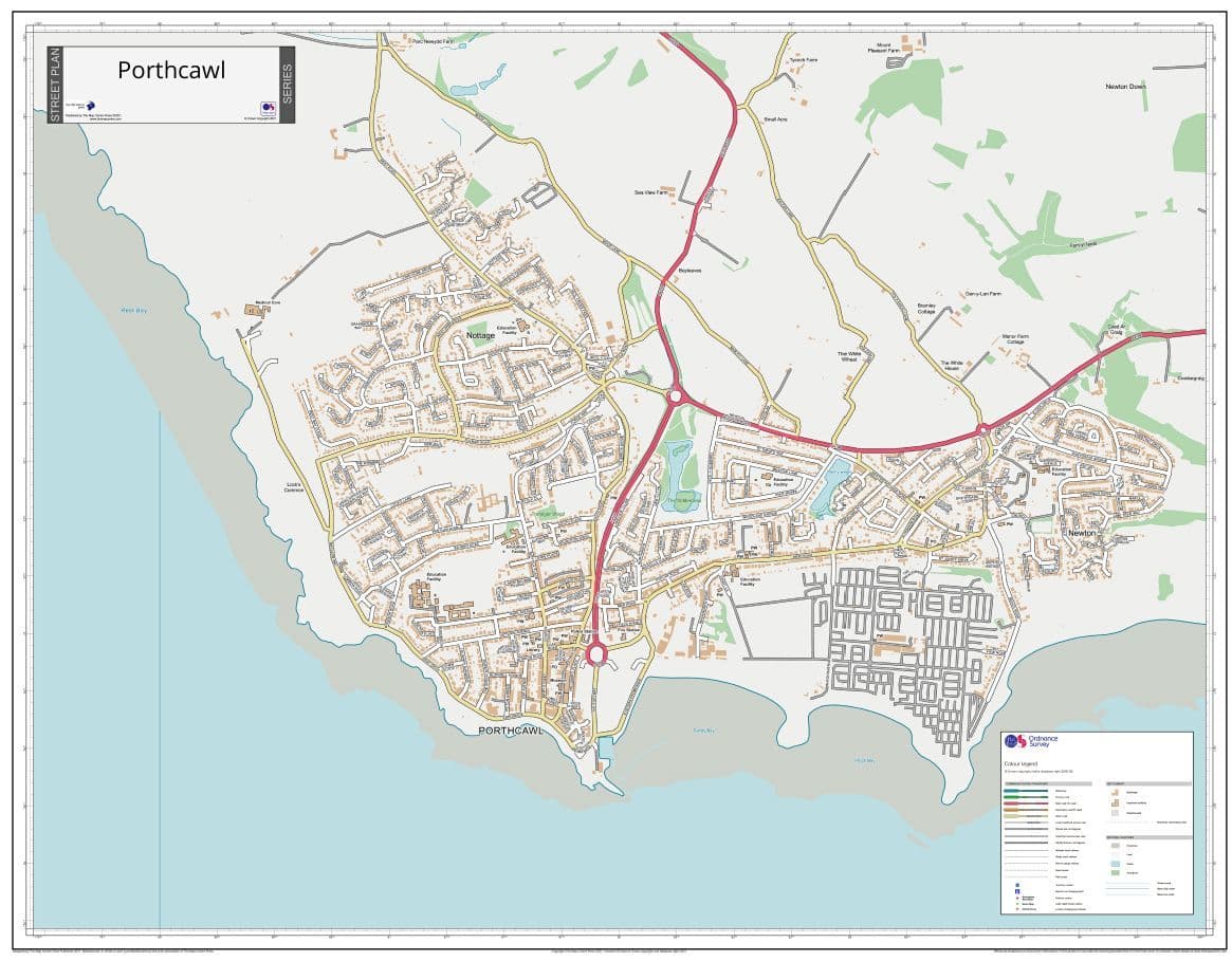 Porthcawl Street Map porthcawl-street-map