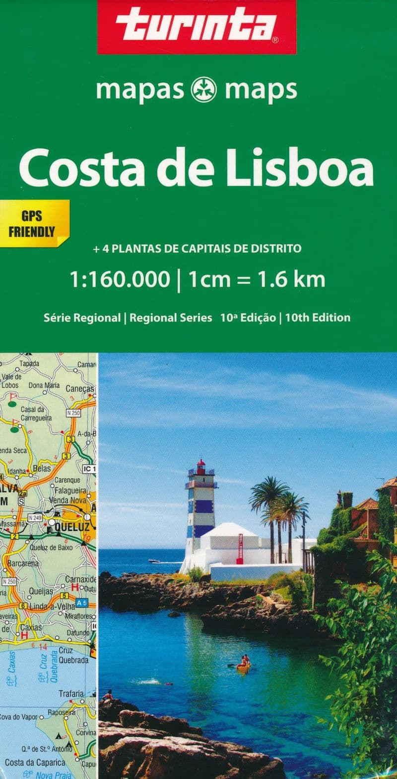 Portugal Lisbon Coast - Road Map - Turinta (SR4)