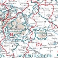 UK Postcode Wall Maps