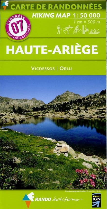 Rando Editions 07 - Haute-Ariege 1:50,000