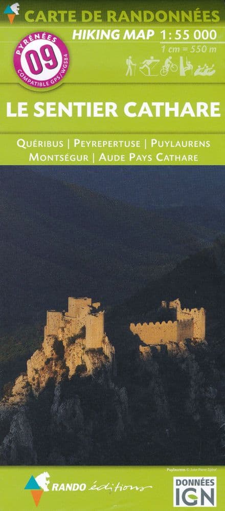 Rando Editions 09 - Le Sentier Cathare 1:55,000