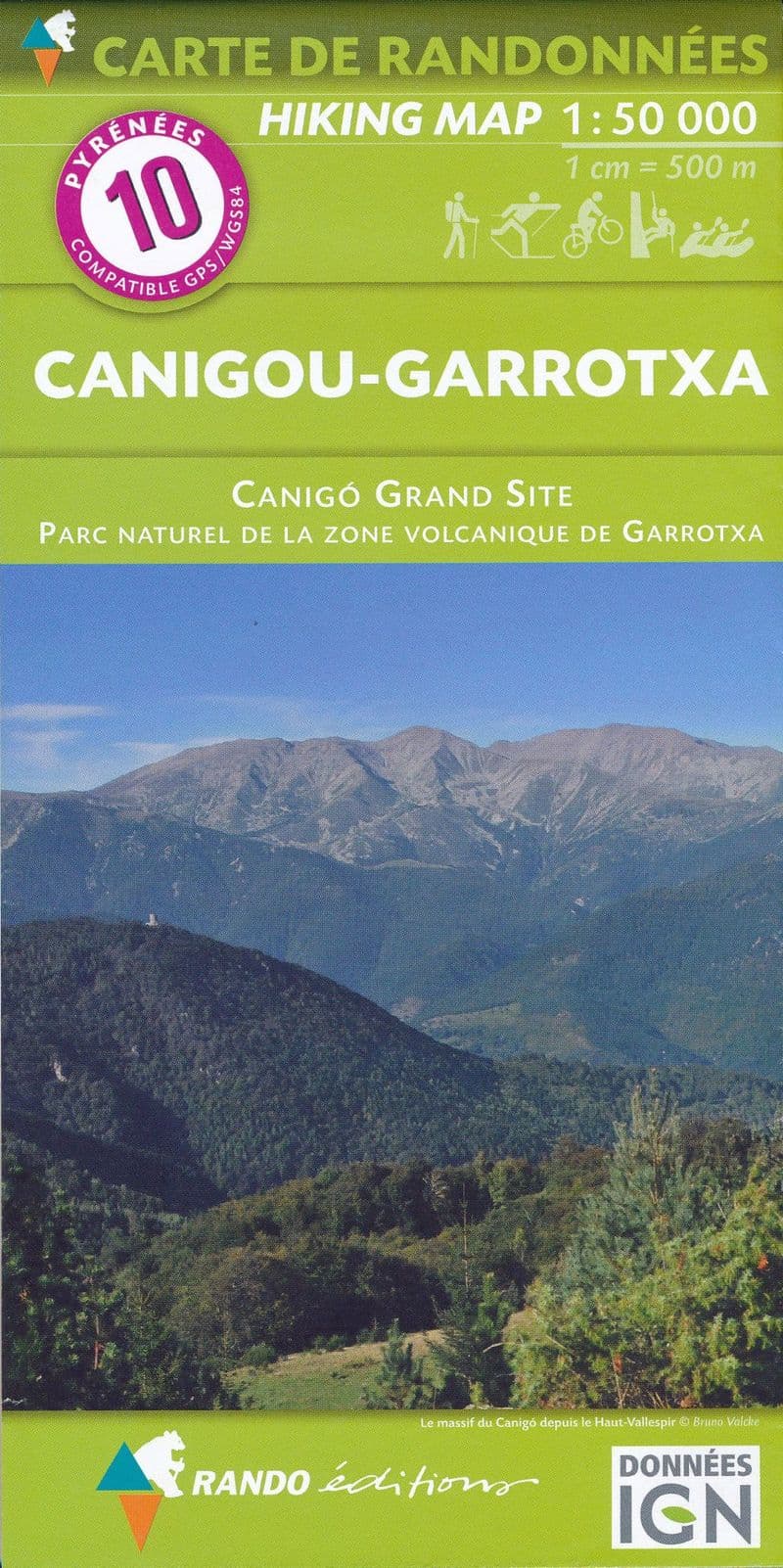 Rando Editions 1:50,000 Walking Map Of the Pyrenees Map 10