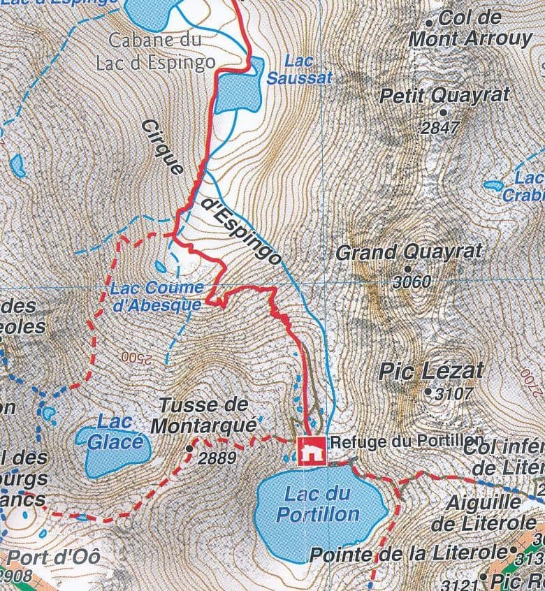 Rando Editions 1:50,000 Walking Map Of the Pyrenees Map Map 23