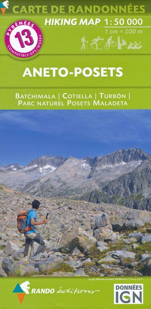 Pyrenees Maproute Rando Editions 1:50,000 Walking Map Of the Pyrenees Map Map 23