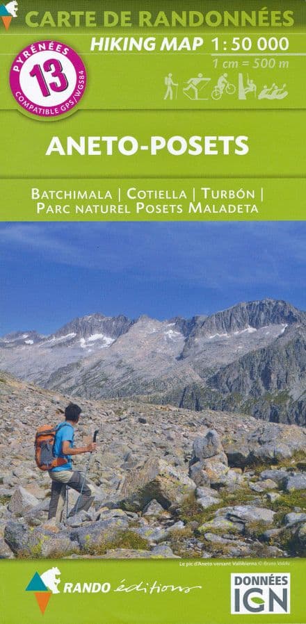 Rando Editions 13 - Aneto - Posets 1:50,000