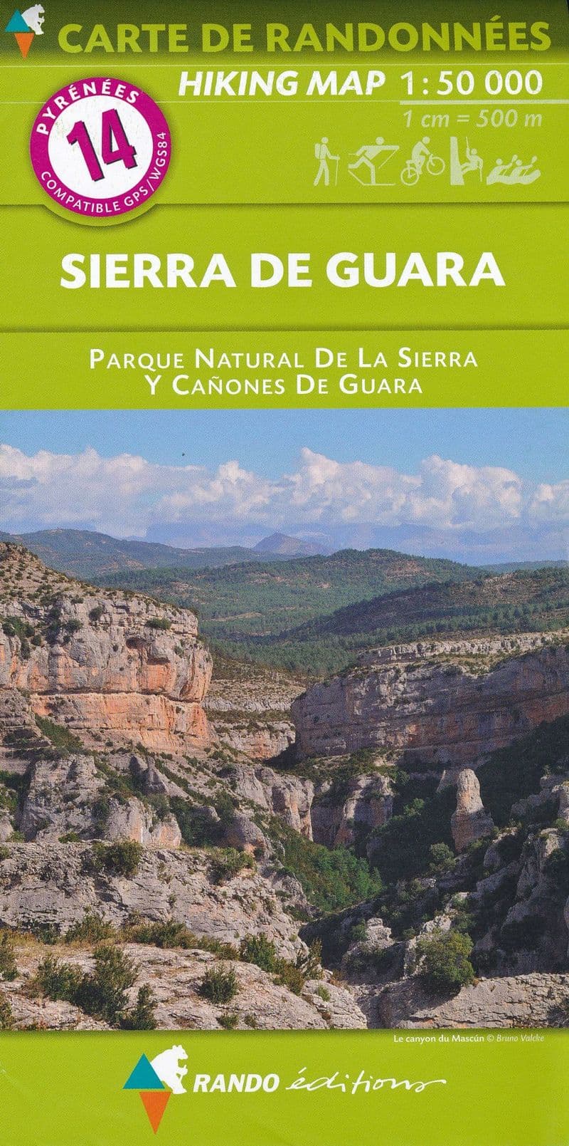 Rando Editions 1:50,000 Walking Map Of the Pyrenees Map Map 23