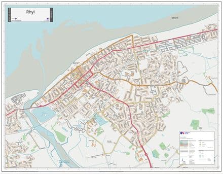 Rhyl Street Map
