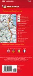 Romania -  Michelin National Map 738