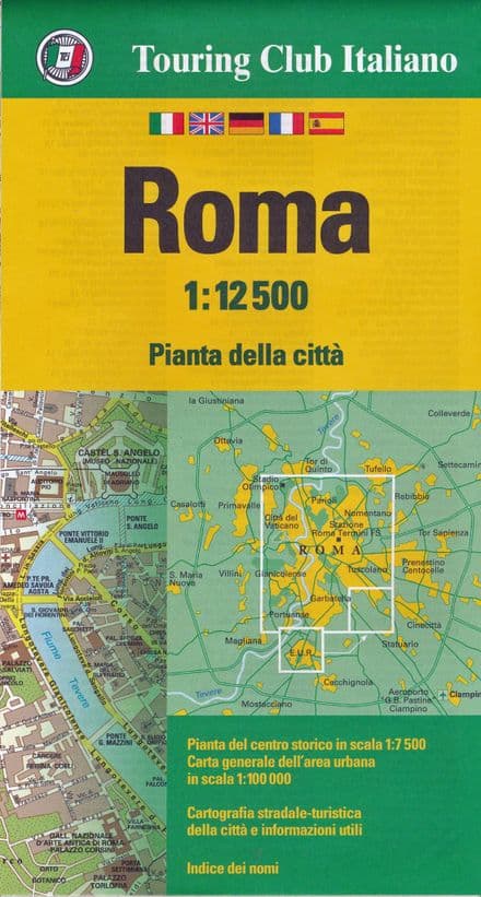 Rome Street Map - TCI