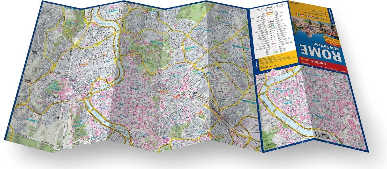 Rome & Vatican City - Mini Laminated Map - Express