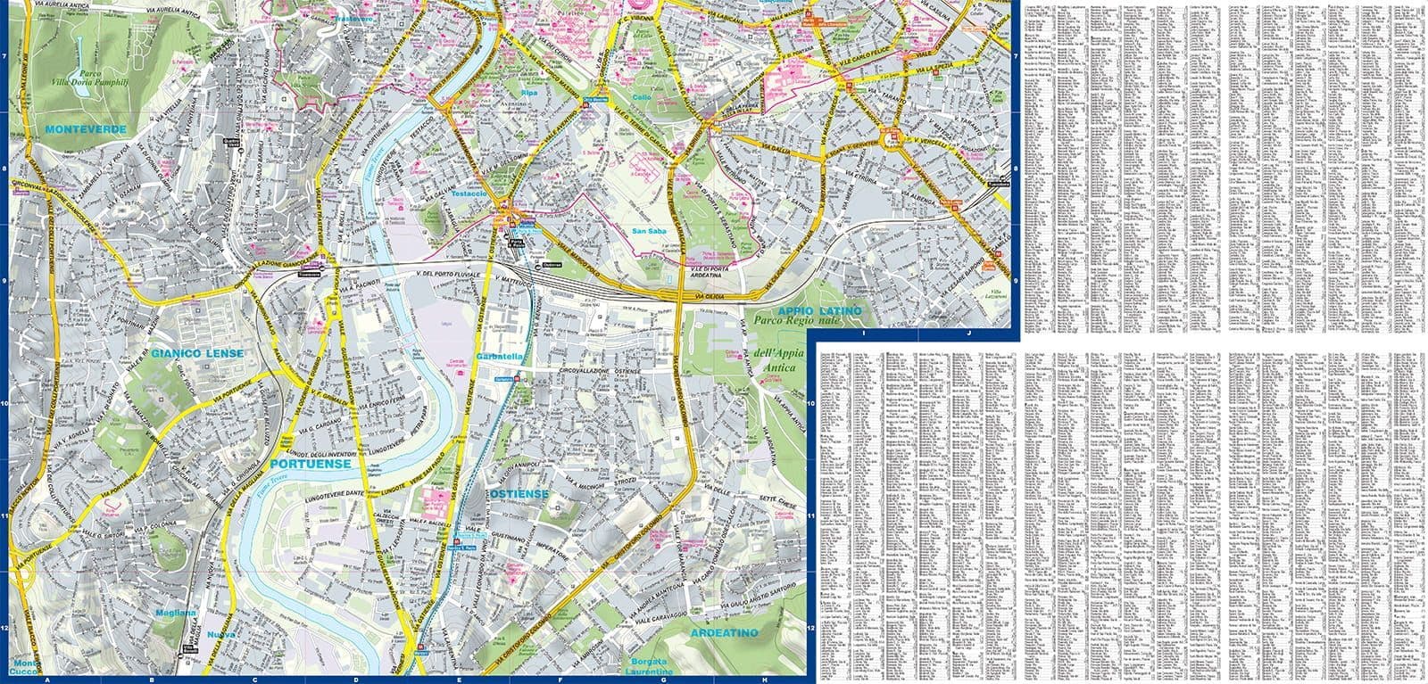 Rome & Vatican City - Mini Laminated Map - Express