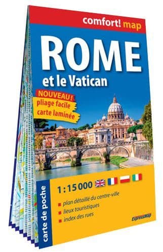 Rome & Vatican City - Mini Laminated Map - Express