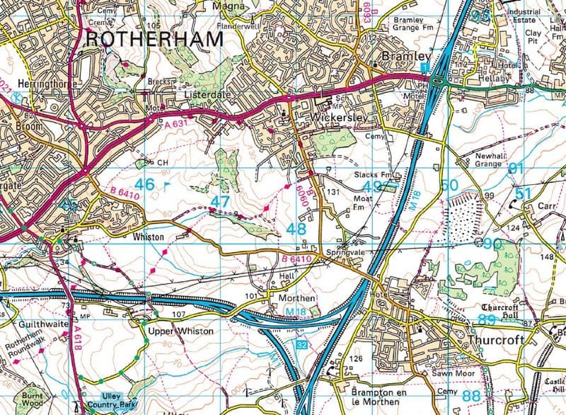 Rotherham Borough Council - 1 30 000 - The Map Centre Press