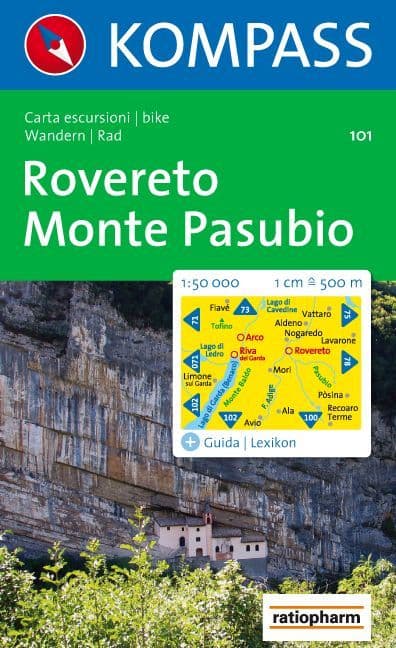 Rovereto - Monte Pasubio Kompass 101 - 1:50,000
