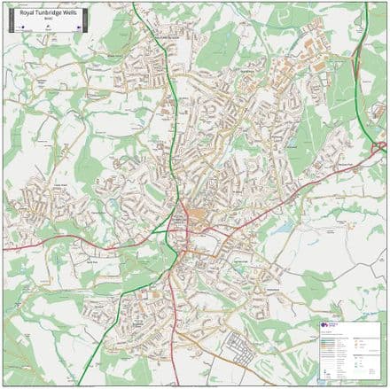 Royal Tunbridge Wells Street Map