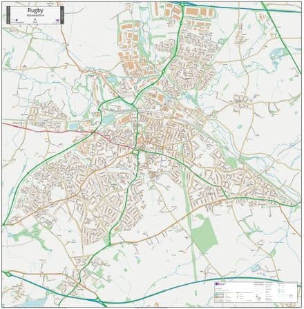 Rugby Street Map