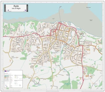 Ryde Isle of Wight Street Map