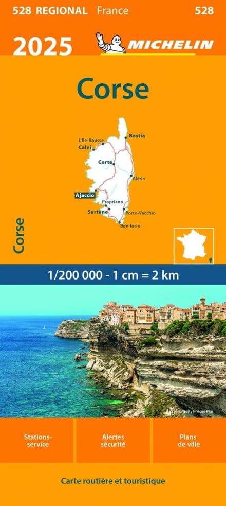 SALE - 528 Corsica - Michelin Regional Map 2025