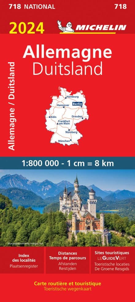 Sale - Michelin Map 718 - Germany - 2024 - **Sale**