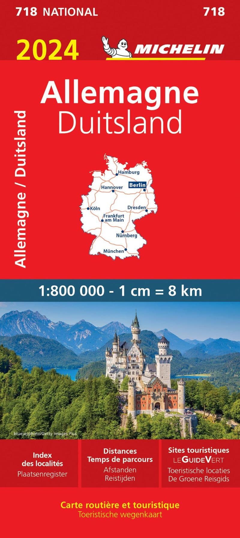 Sale - Michelin Map 718 - Germany - 2024 - **Sale**