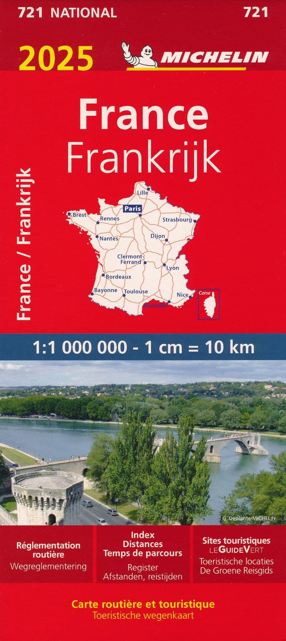 SALE - Michelin Map France 721 - 2025