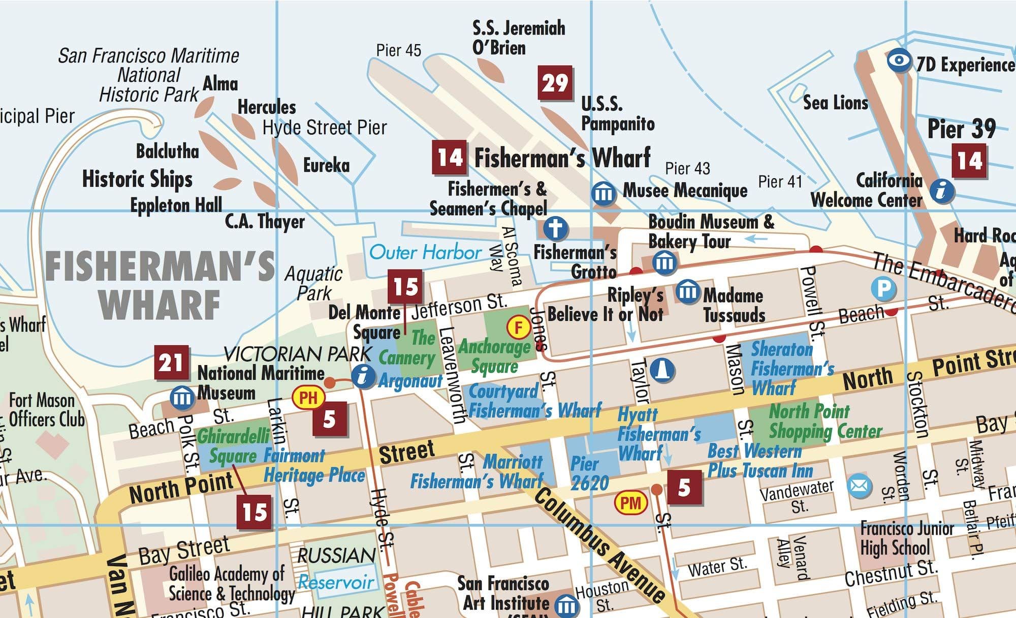 San francisco street map borch