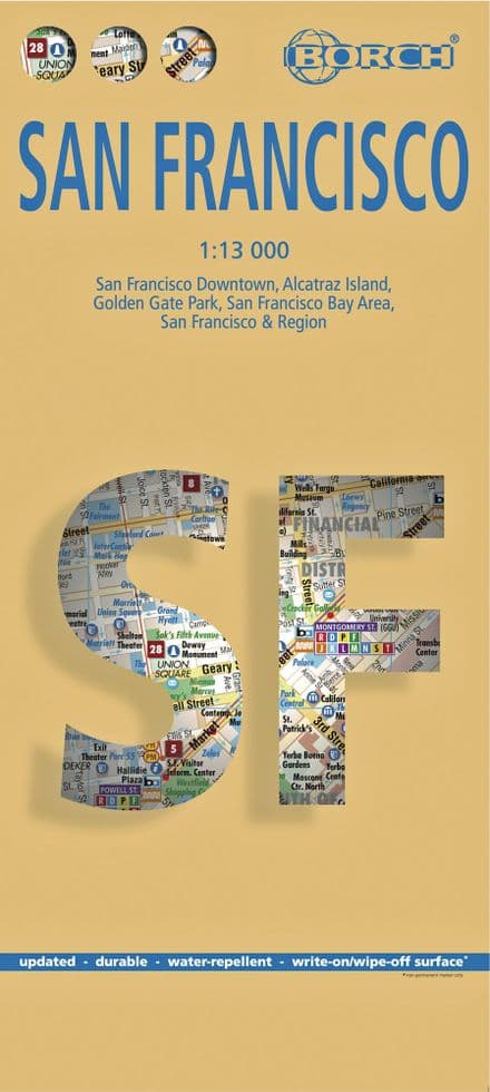 San Francisco Street Map - Borch