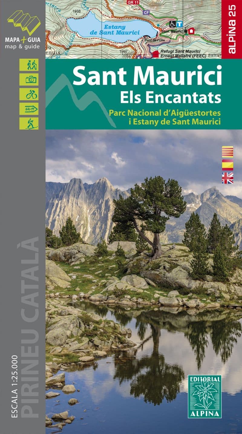 Sant Maurici / Els Encantats 1:25 000 Alpina Editorial 250