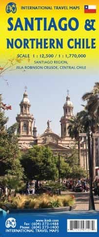 Santiago & Northern and Central Chile - Travel Map - ITM