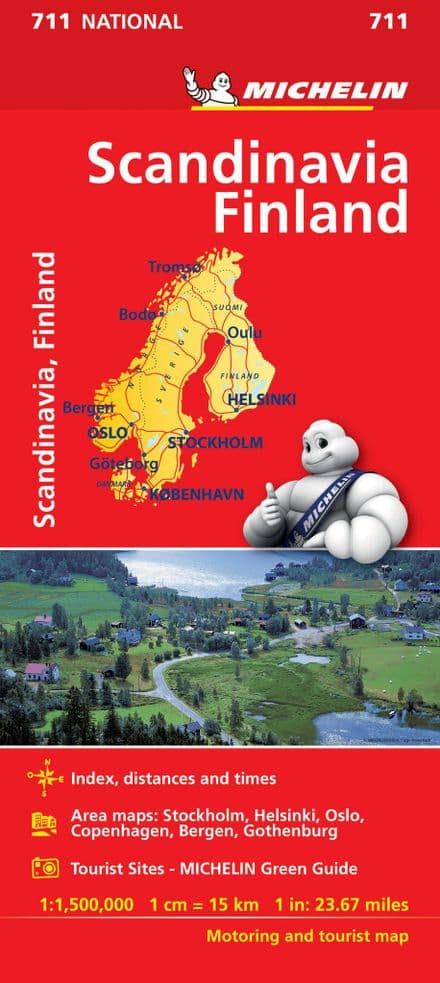 Scandinavia & Finland - Michelin National Map 711