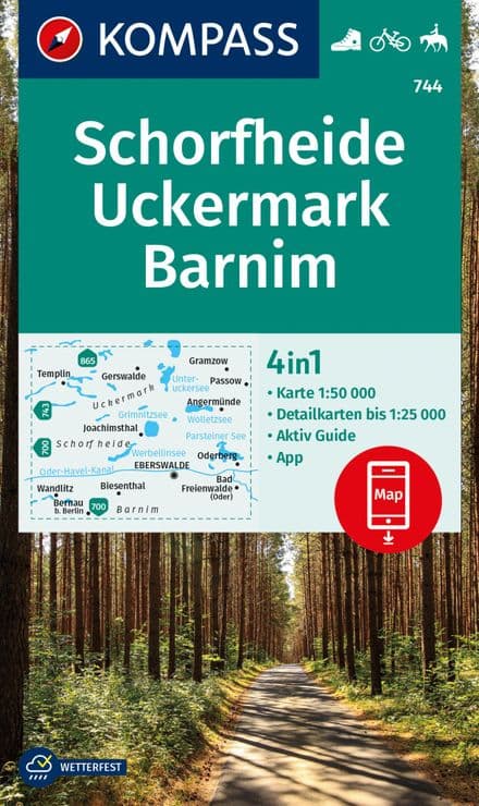 Schorfheide / Uckermark / Barnim - Kompass 744