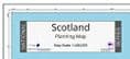 Scotland Planning XL- Wall Map - 2025 - 120 x 150cm