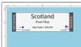 Scotland Road - Wall Map - 2024 - 80 x 123cm