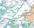 Scotland Road - Wall Map - 2024 - 80 x 123cm