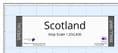 Scotland Wall Map 2026 - EXTRA LARGE 150 x 192cm