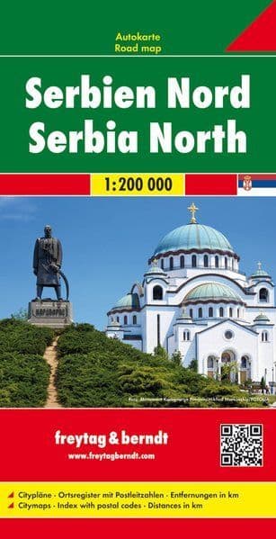 Serbia North - Road Map - F&B