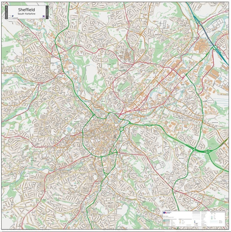 Sheffield Street Map