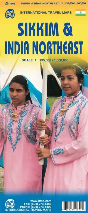 Sikkim & North East India Map