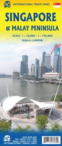 Singapore & Malay Peninsula Travel Map - ITM