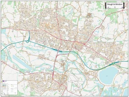 Slough & Windsor Street Map