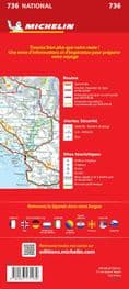 Slovenia/Croatia/Bosnia-Herz/Serbia/Macedonia - Road Map - Michelin 736