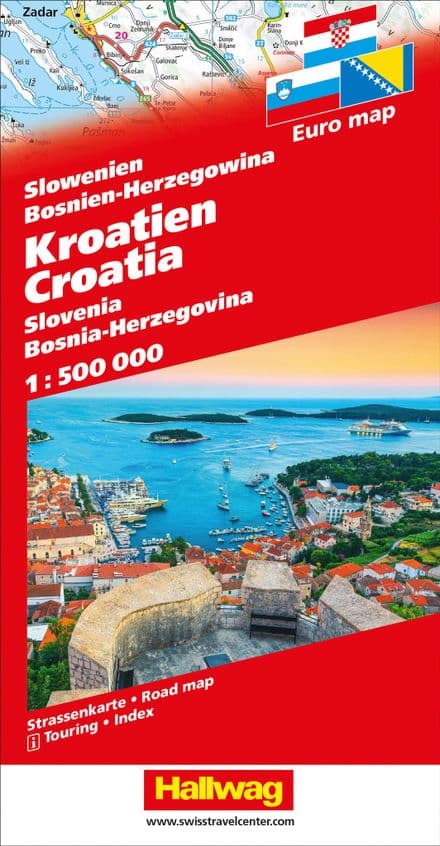 Slovenia / Croatia / Bosnia-Herzegovina - Hallwag