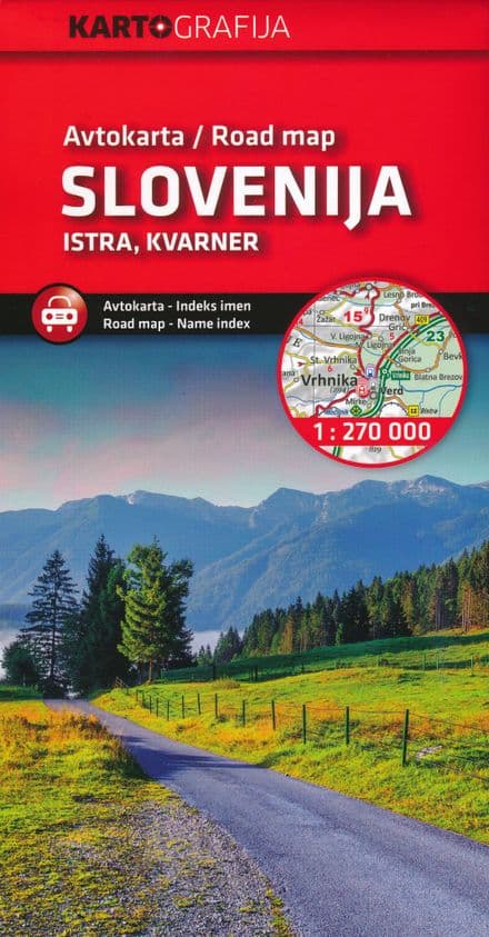 Slovenia & Istria - Road Map - Kartografija