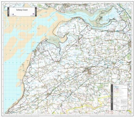 Solway Firth - AONB Wall Map - 2024