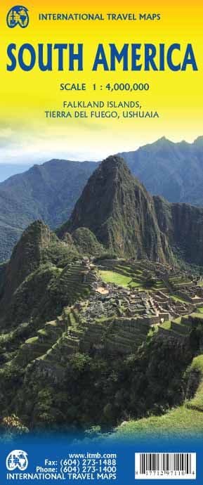 South America Travel Map - ITM